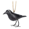 Carved Wooden Crow Ornament