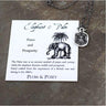 Elephant & Palm Tree - Wax Seal Necklace