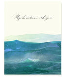 Ocean Swells - Sympathy Card