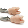 Learning Spoon And Fork Set - Bunny
