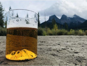 Three Sisters Mountains Pint Glass