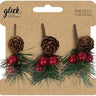 Christmas Sprigs - Set of 3 Gift Toppers
