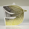 Golden Bird - Christmas Card/Ornament
