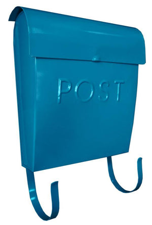 Turquoise Post Mailbox