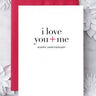 I Love You + Me - Card