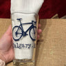 Bike Pint Glass - Navy