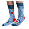 Curling Rocks Mens Socks