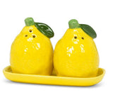 Lemon Salt and Pepper Shakers