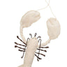 White Lobster Ornament