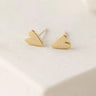 Golden Everly Heart Earrings
