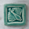 Bermuda Green Peacock Art Tile