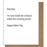 Amazing Dad - Card