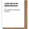 Moon & Back - Card