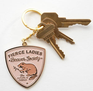 Beaver Society Keychain