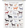 Dog Alphabet - Tea Towel