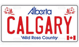 Calgary License Plate