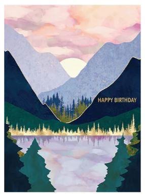 Birthday Mountain - Card
