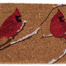 Cardinals on Snowy Branches Doormat
