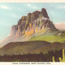 Vintage Castle Mountain Postcard