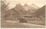 Vintage Three Sisters Peaks Postcard
