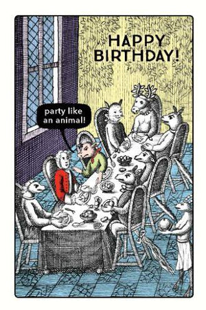 Animal Party Birthday Card