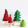 Red Felt Christmas Tree Decor