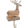 Wooden Reindeer Stocking Holder