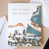 Yay to New Adventures Wedding Card