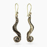 Bronze Tentacle Earrings