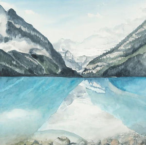 Lake Louise - 10"x10" Art Print