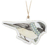 Chickadee in a Scarf Ornament