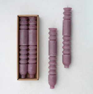Cabernet Totem Tapered Candles