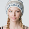 Nordic Ivory, Blue & Grey Toque