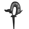Nooooo! No! No! Dog Cast Iron Lawn Sign