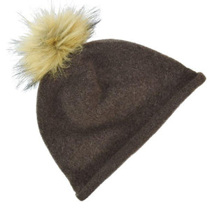 Chocolate Brown Wool Toque