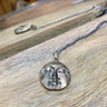 Aquamarine & Citrine Wise Eyes Moon Necklace