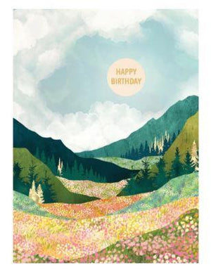 Happy Birthday Spring Flower Card