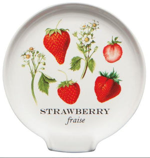 Vintage Strawberry Spoon Rest