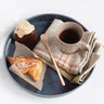 Marbled Metal Tray with Handles