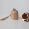 Earth Tone Stoneware Hanging Bell