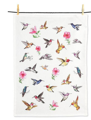 Hummingbirds Tea Towel