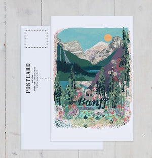 Banff, Alberta Postcard