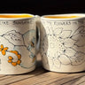 Yellow Bees & Flowers Mugs