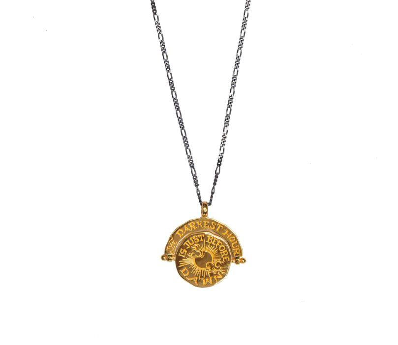 Before Dawn Golden Necklace