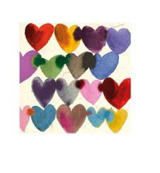 Inky Hearts Card