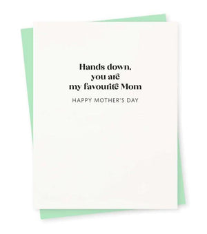 Hands Down Favourite Mom Card