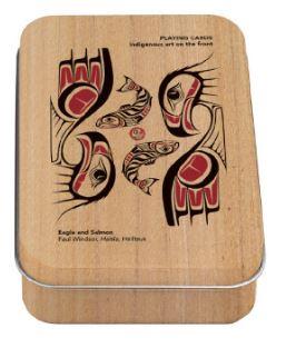 Eagle and Salmon Playing Cards