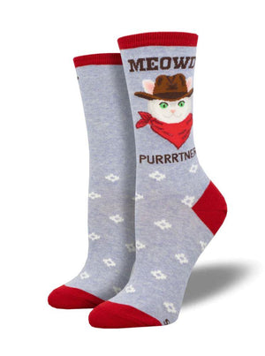 Meowdy Purrtner Women's Socks
