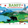 Banff Canadian Rockies Mountain Magnet