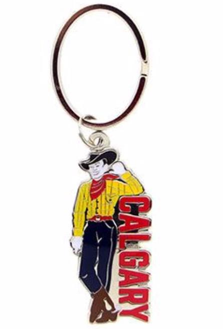Calgary Cowboy Key Chain